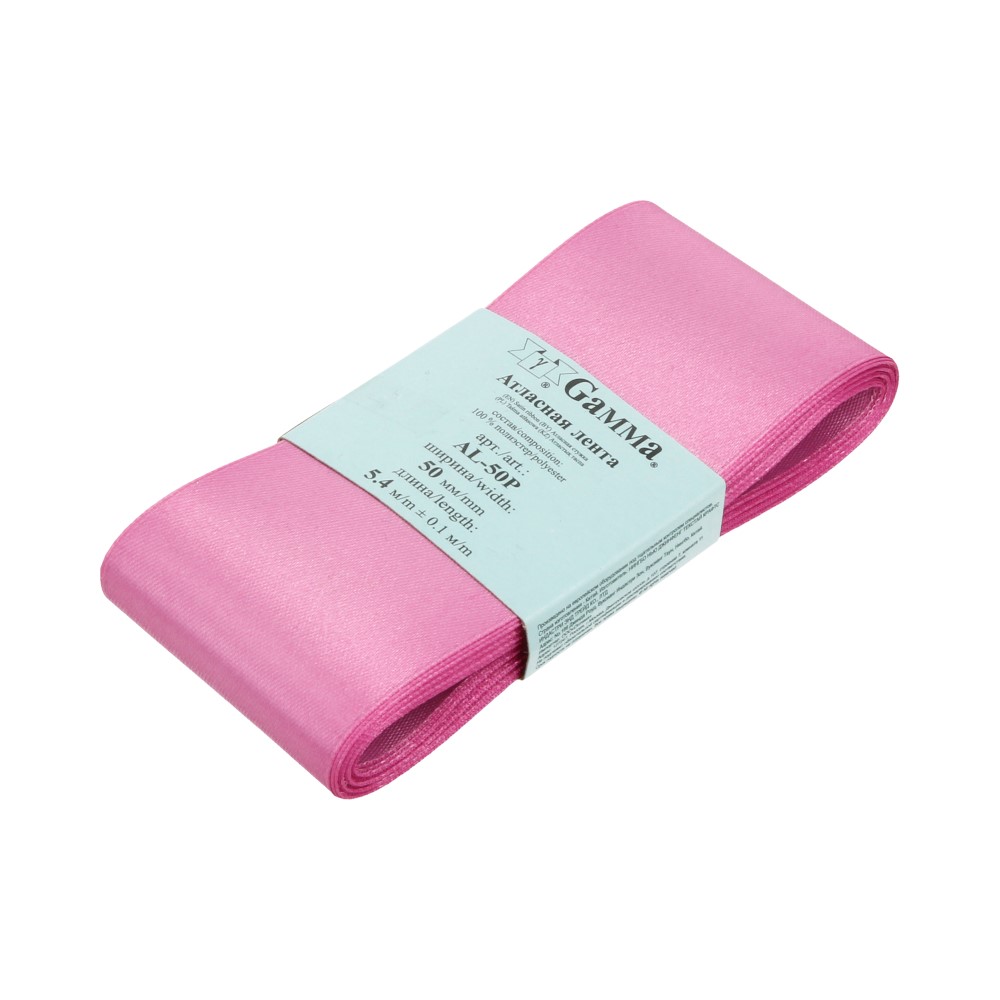 картинка Атласная лента AL-50P №029 грязно-малиновый от магазина Mokos